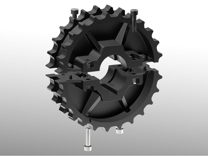 Split sprocket 25 teeth - Part.568